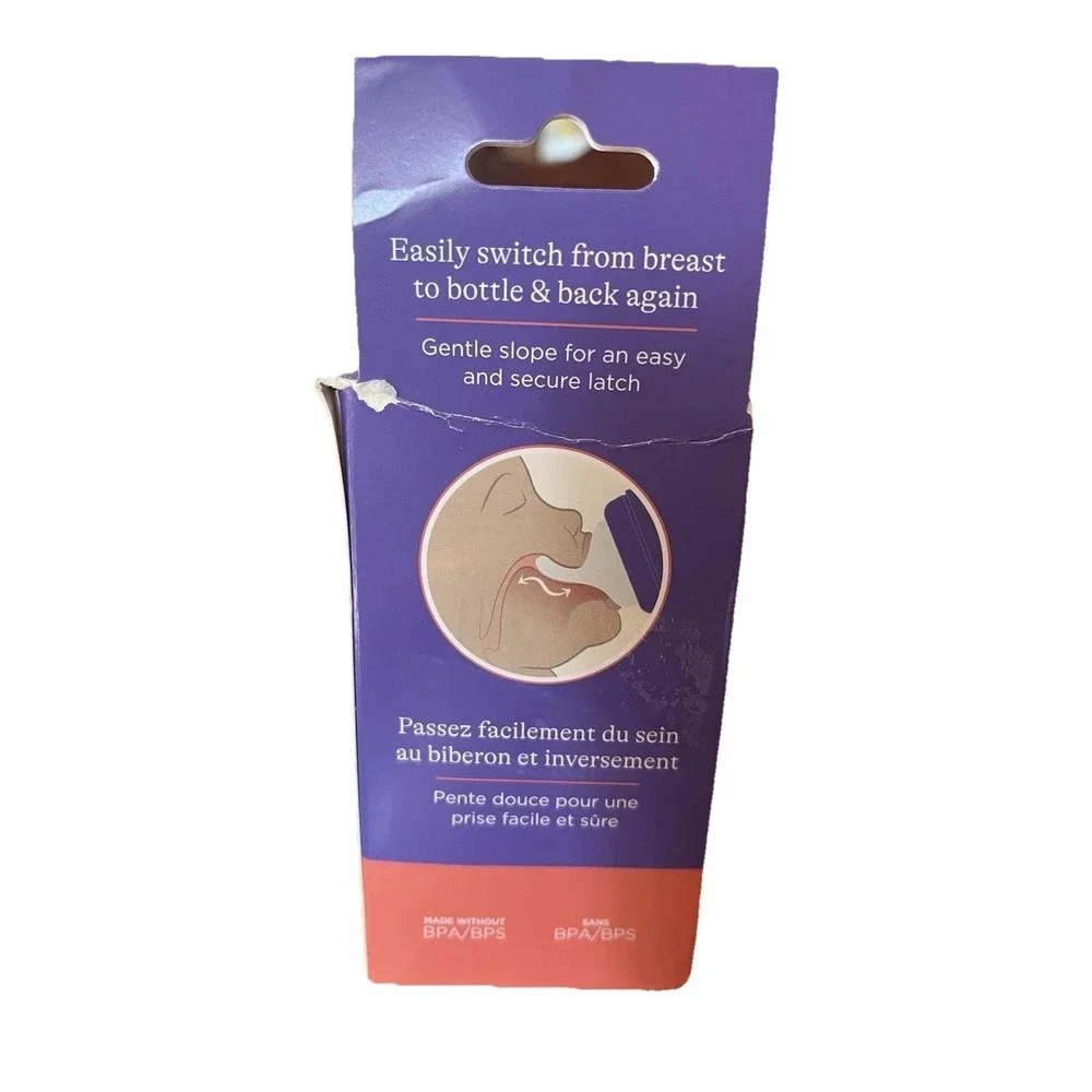 Lansinoh Natural Wave Extra Slow Flow Nipples~ 4 Pack XS